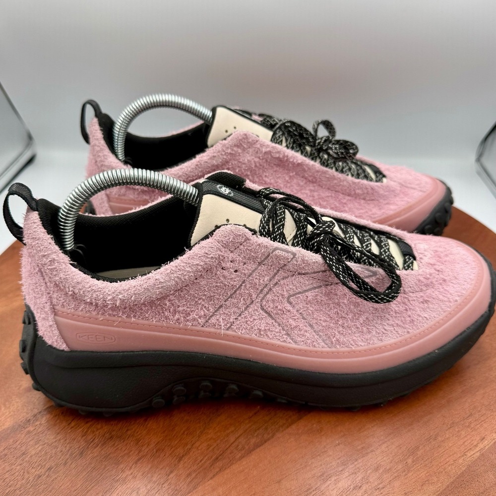 Keen KS Mino Suede Hiking Sneaker Lilas Birch Shaggy 1031262 Women 10.5 Gorpcore
